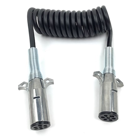 Tectran Cable, Trailer, Elect, Power Cord, Duracoil 12 Ft 37258